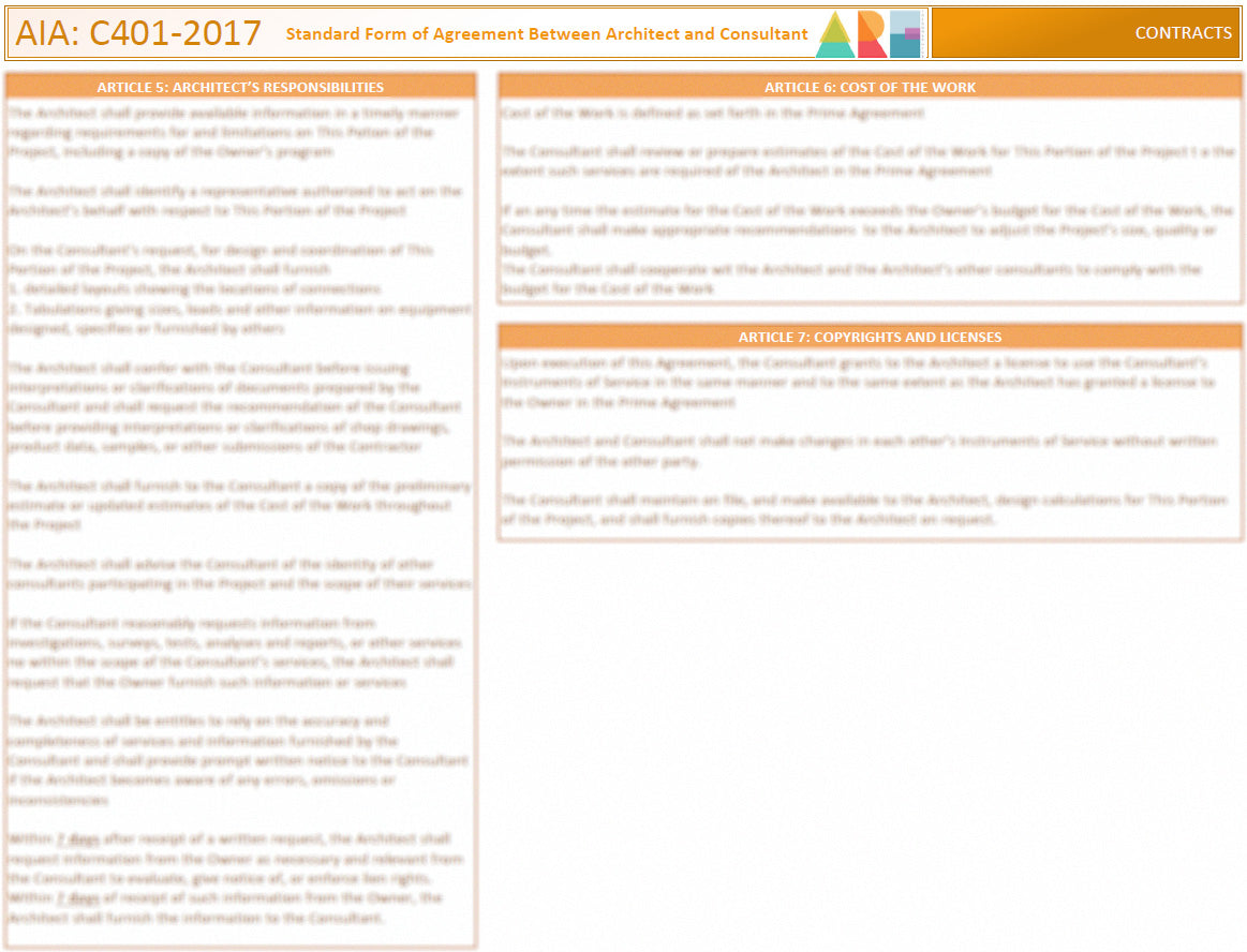 AIA Contracts: C401